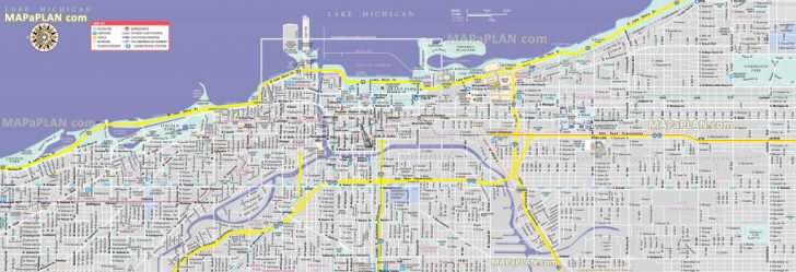 Printable Street Map Of Downtown Chicago