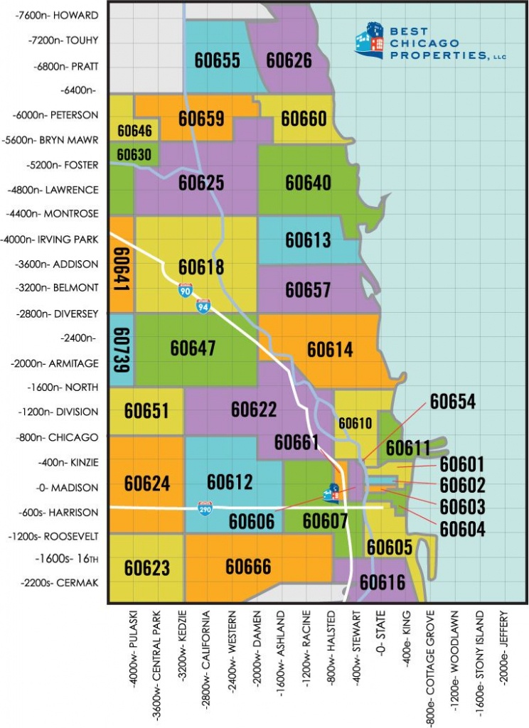 Chicago Real Estate For Salezip Code | Moving To Chicago? | Real - Chicago Zip Code Map Printable