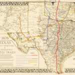 Chisholm Pete Map 76 | Texas Historical Maps | Trail Maps, Cattle   Texas Cattle Trails Map
