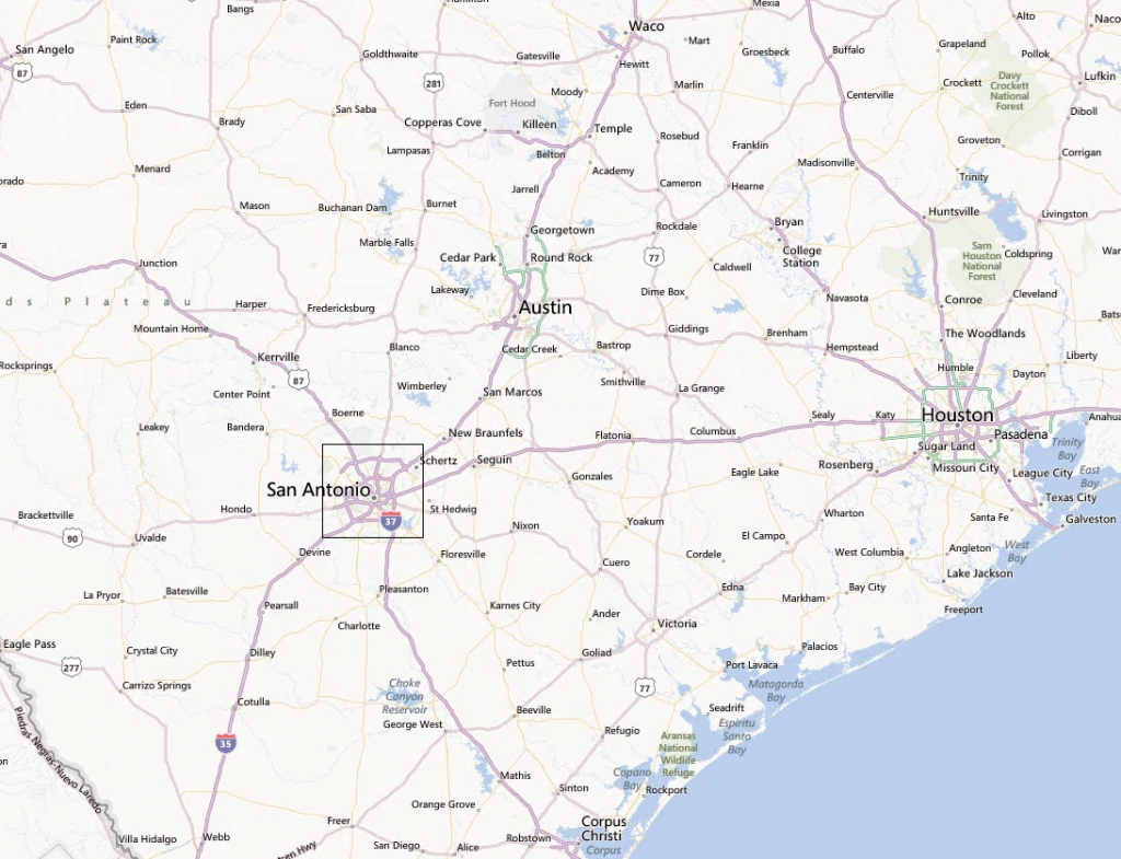 City Map Of San Antonio Texas And Travel Information | Download Free - Map Of San Antonio Texas And Surrounding Area