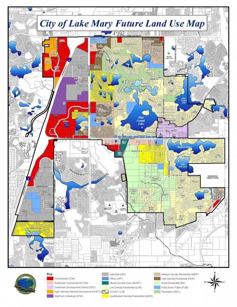 City Of Lake Mary Future Land Use Map | Lake Mary, Fl - Florida Land Use Map