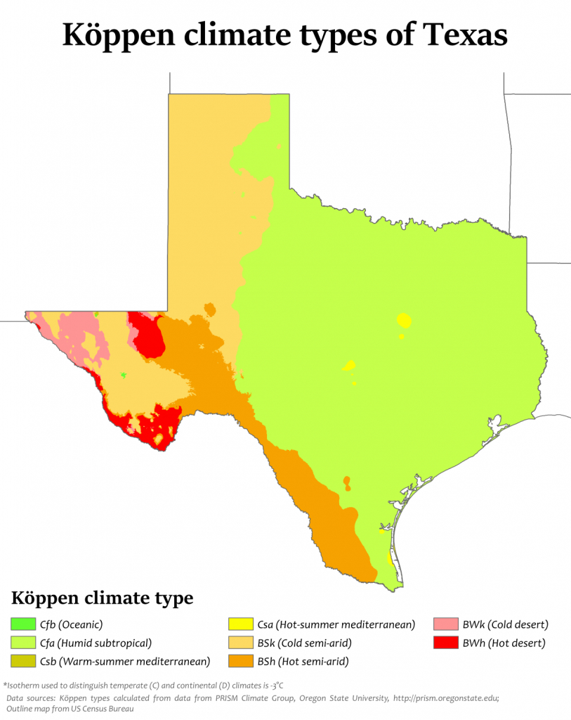 Climate Of Texas - Wikipedia - West Texas Weather Map