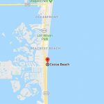 Cocoa Beach, Fl | The Buy Guys   Coco Beach Florida Map