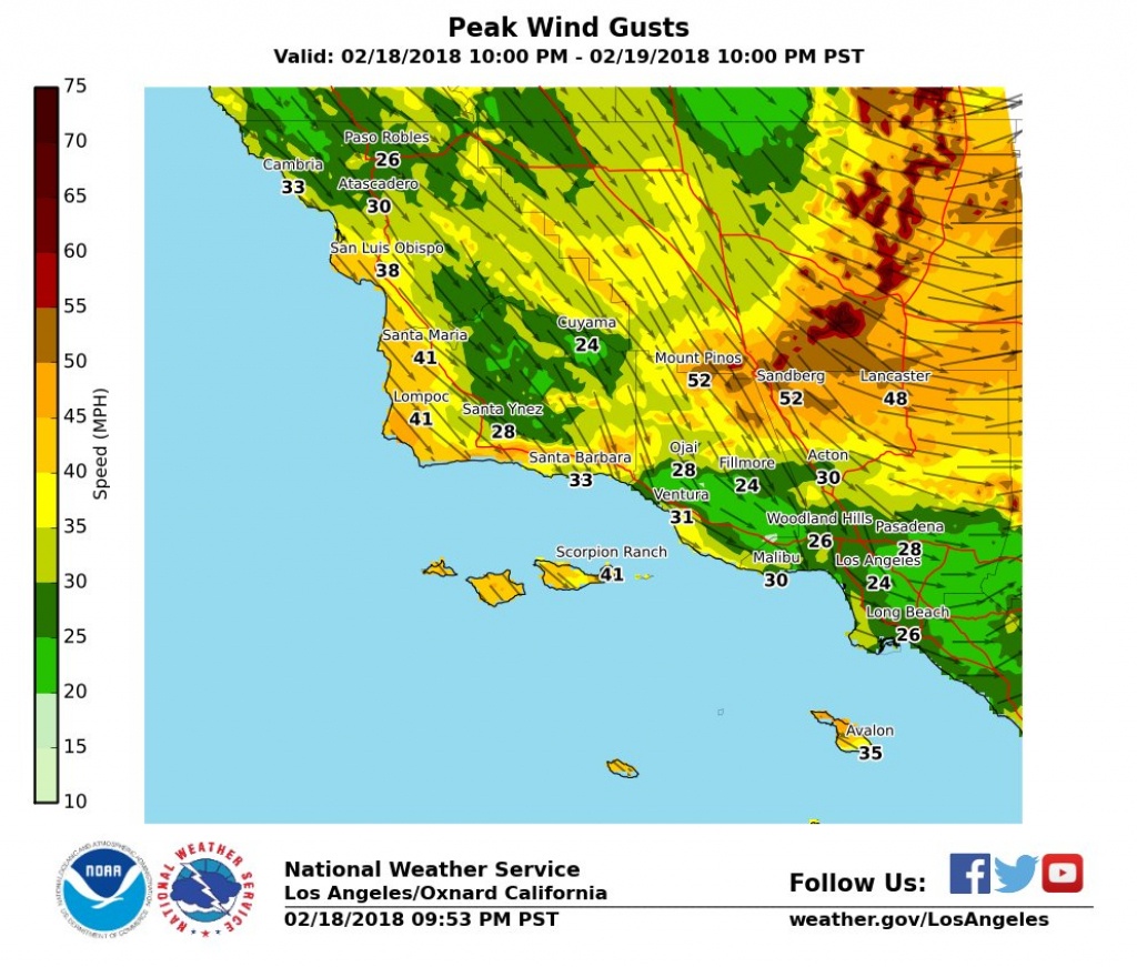 Cold, Windy Storm Could Drop Southern California Snow Levels To - Snow Level Map California