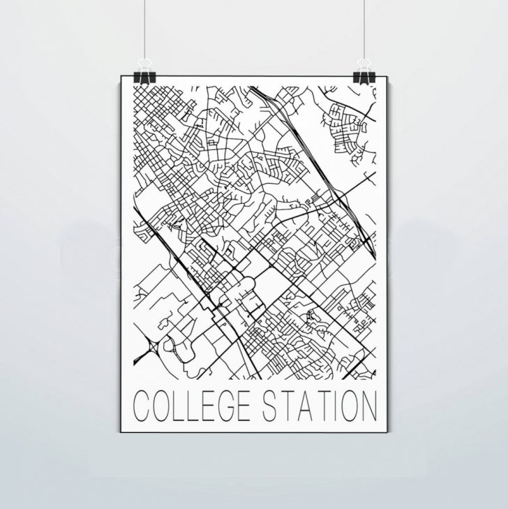 College Station Texas Map