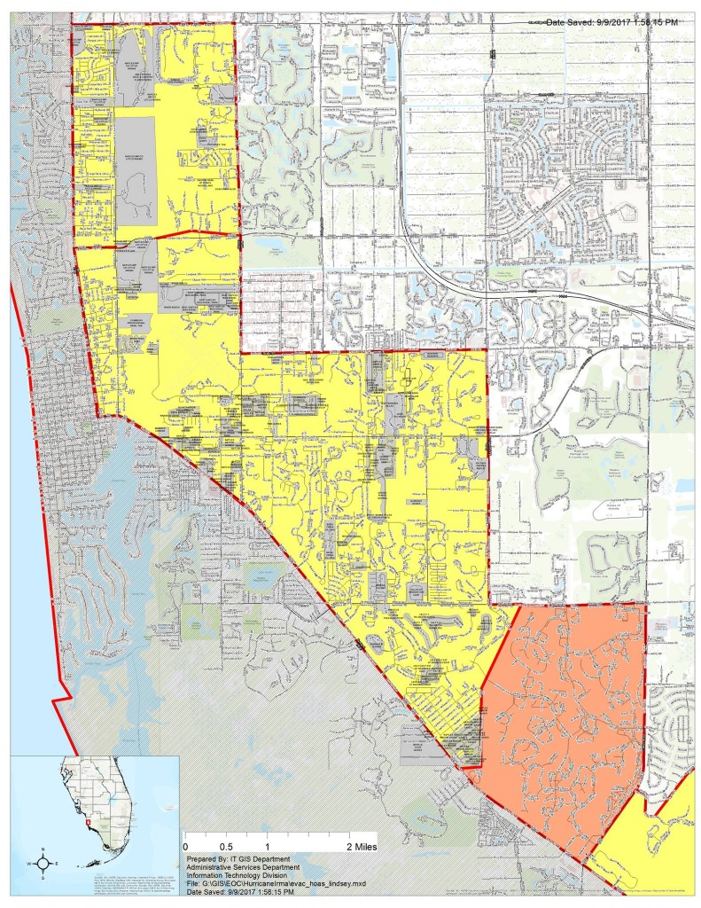 Collier County Evacuation Update | Coastal Breeze News - Lely Florida Map