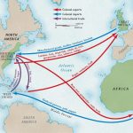 Colonial Trade Routes And Goods | National Geographic Society   Triangular Trade Map Printable