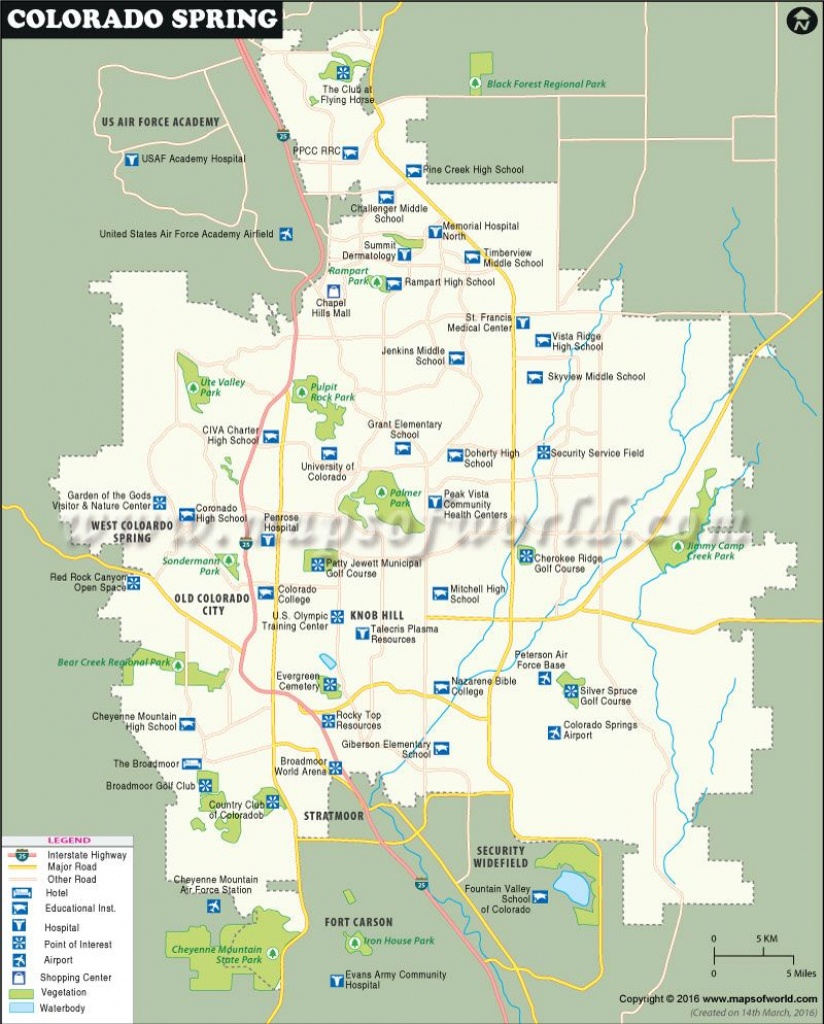 Colorado Springs Map | Usa Maps | Colorado Springs Map, Colorado - Colorado Springs Zip Code Map Printable