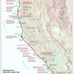 Completing The California Coastal Trail Sb908 Report   California Coastal Trail Map