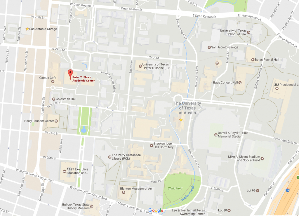 Contact | Energy Institute | The University Of Texas At Austin - Austin Texas Google Maps