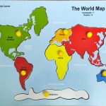 Continents Of The World Puzzle Your Learning Capsules   World Map Puzzle Printable