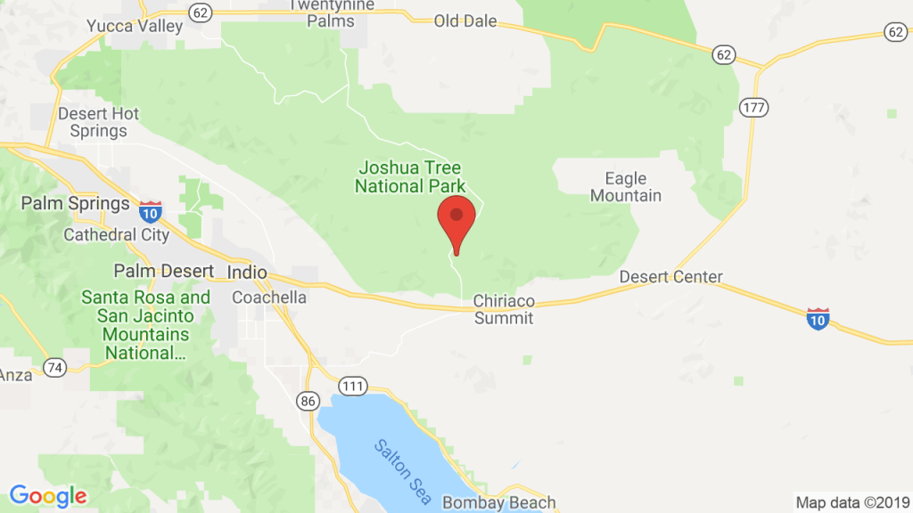Cottonwood - Campsite Photos, Camping Info &amp;amp; Reservations - Joshua Tree California Map