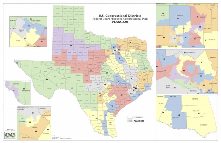 Texas State Senate Map