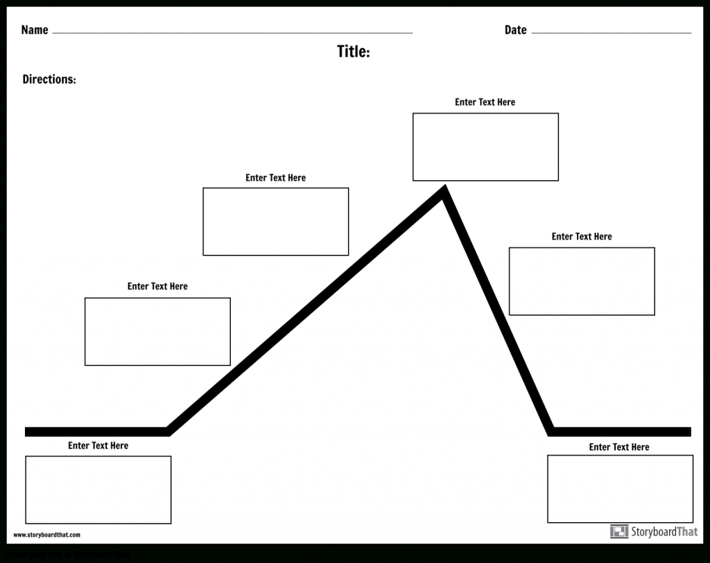 Create A Plot Diagram Worksheet | Plot Diagram Templates - Plot Map Printable