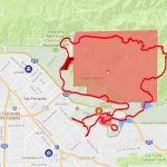 Creek Fire Map, Including Evacuation Zones   Curbed La   Granada Hills California Map