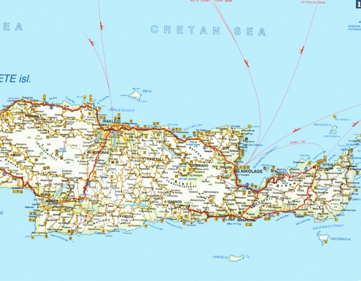 Printable Map Of Crete