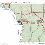 Crockett County | The Handbook Of Texas Online| Texas State   Ozona Texas Map