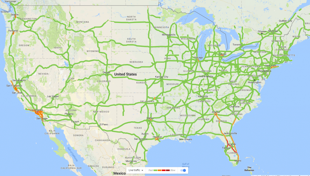 Current Nationwide Traffic Map : Florida - Florida Traffic Map