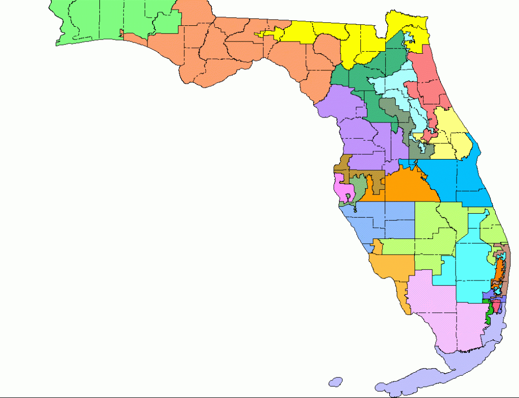 Current Redistricting - District Maps - Florida Voting Districts Map