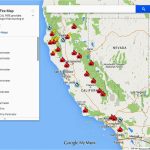Current Wildfires In California Map | Secretmuseum   Map Of Current California Wildfires