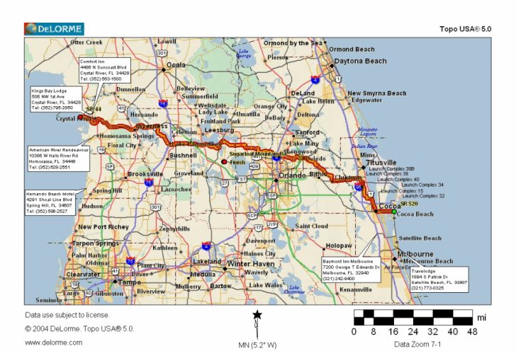 Central Florida Bike Trails Map