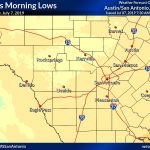 Daily Observed Temperatures   Texas Weather Map Temps
