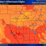 Daily Observed Temperatures   Texas Weather Map Temps