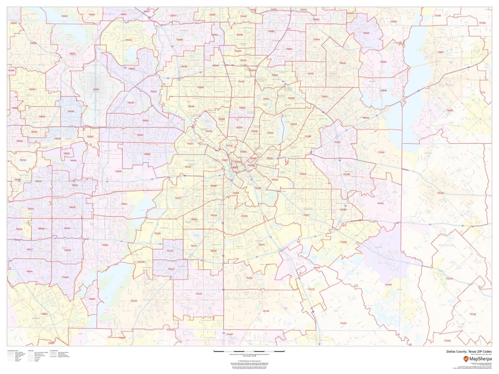 Texas Zip Code Map Printable Maps