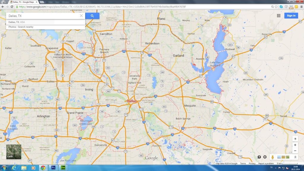 Dallas Texas Google Maps #225280 - Google Maps Dallas Texas