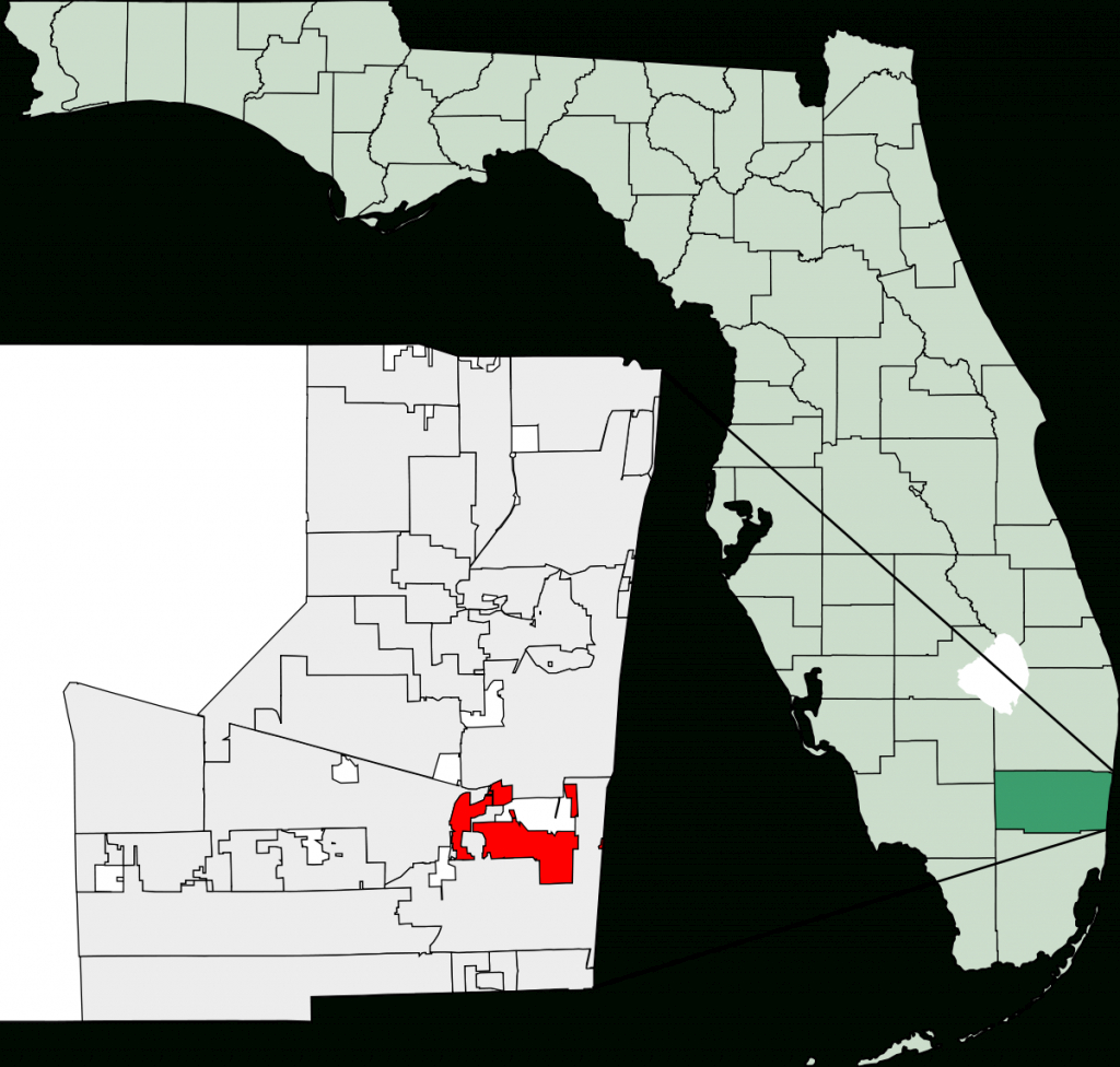 Dania Beach, Florida - Wikipedia - Palm Beach Gardens Florida Map