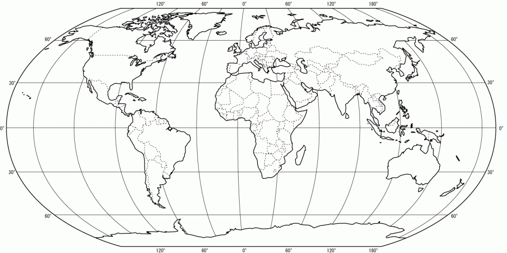 Day 4: World Coloring-In Day | Learning: The World | World Map - Coloring World Map Printable
