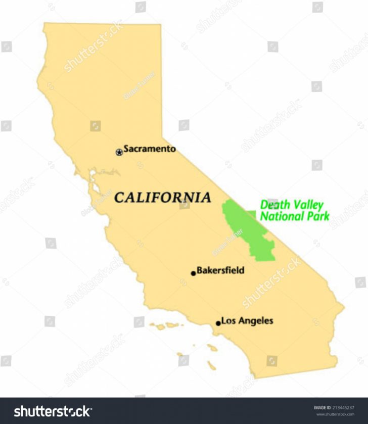 Death Valley California Map
