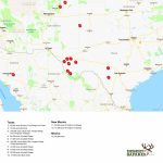 Desert Safaris Ranch/hunt Locations   Texas Hunting Map