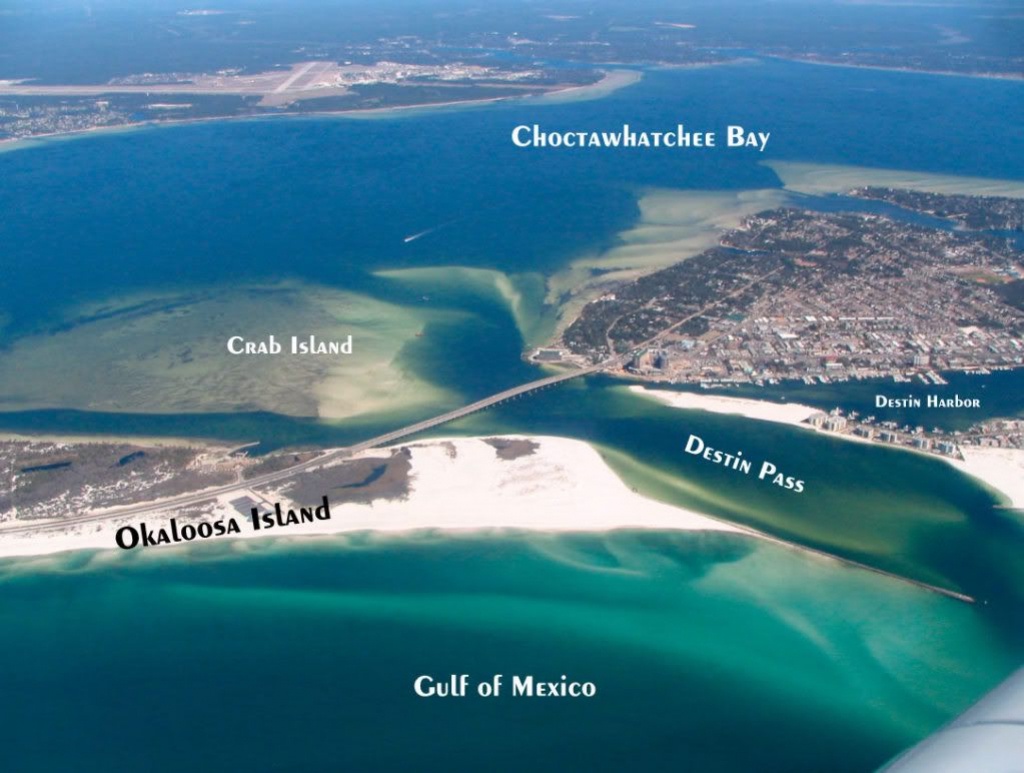 Destin, Fl | Travel | Destin Florida Vacation, Destin Florida - Crab Island Destin Florida Map