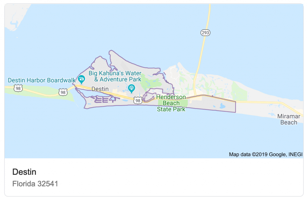 Destin Vs. Naples - Map Of Northwest Florida Beaches