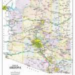 Detailed Arizona Map | Maps In 2019 | Map, Printable Maps, Arizona   Printable Map Of Arizona