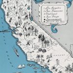 Detailed Tourist Illustrated Map Of California State | California   Illustrated Map Of California