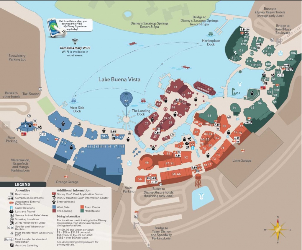 Disney Springs Town Center Update – Easywdw - Map Of Disney Springs Florida