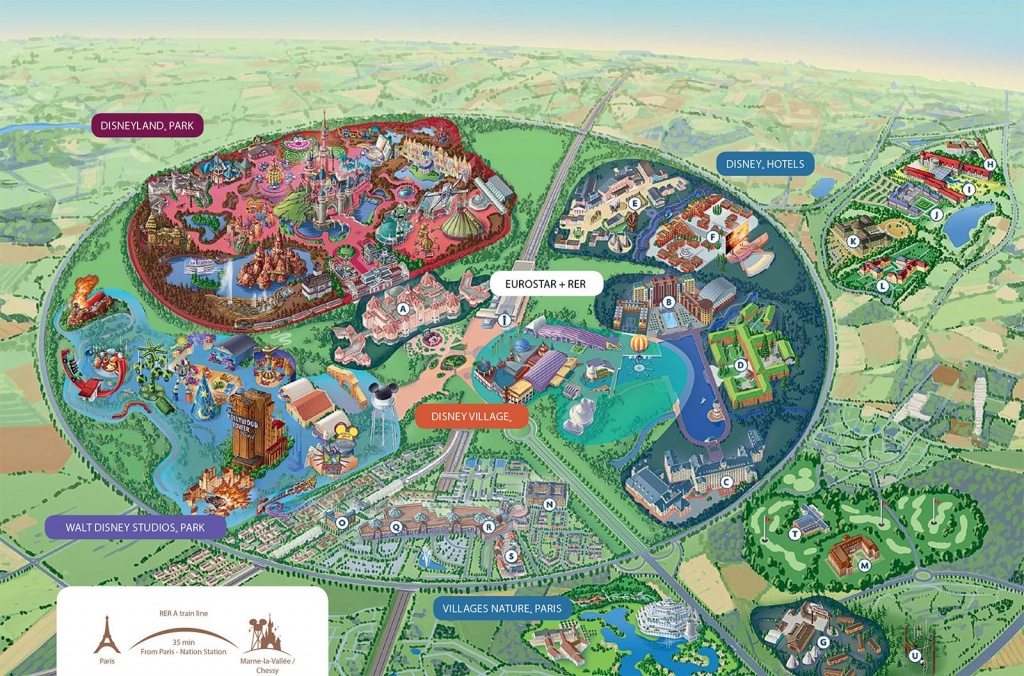 Disneyland Paris Map | Summer 2019 (France &amp;amp; Spain) In 2019 | Disney - Printable Disneyland Paris Map 2018