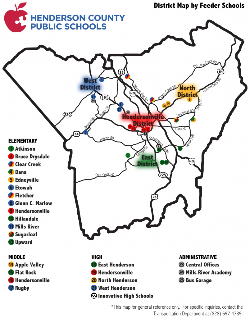 District Maps – Administrative Services - Printable Map Of Asheville Nc