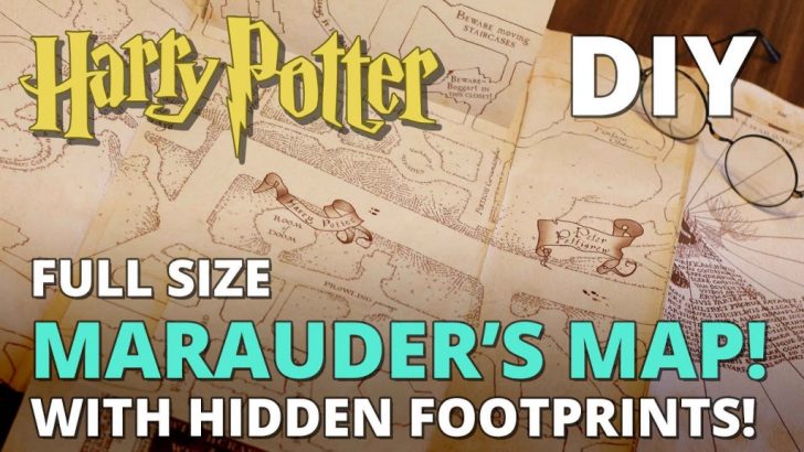 Marauder's Map Replica Printable