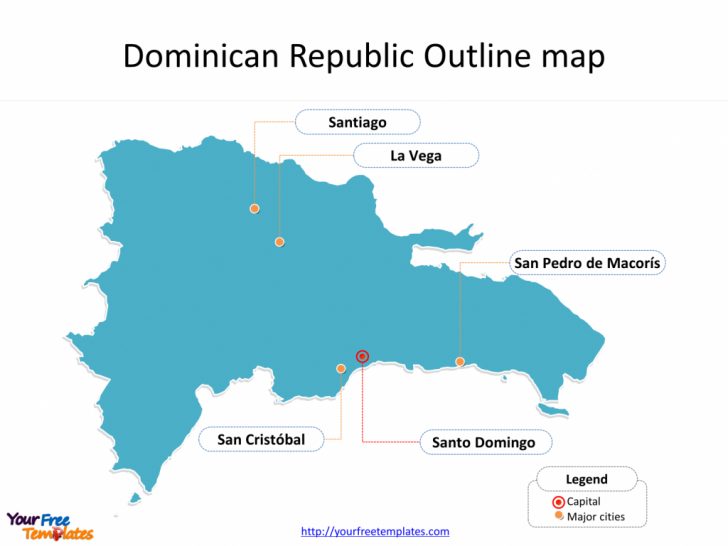 Free Printable Map Of Dominican Republic