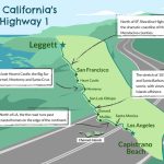 Driving California's Scenic Highway One   California Highway 1 Scenic Drive Map