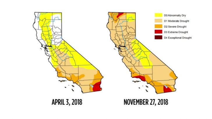 California Drought Map
