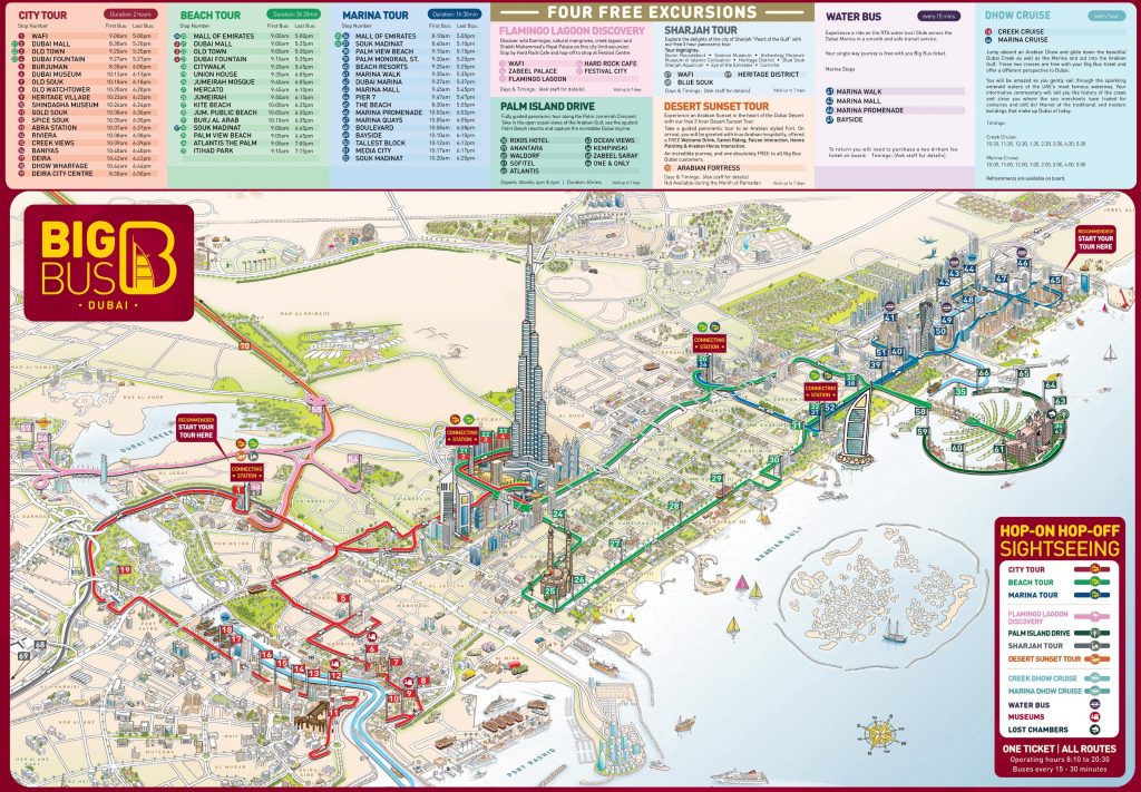 Dubai Tourist Attractions Map - Printable Map Of Dubai | Printable Maps