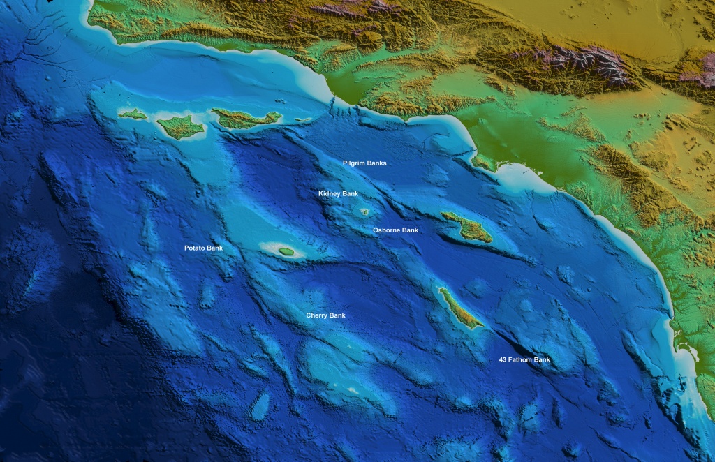 Earthguide Online Classroom - Surface Relief Map - Southern - Relief Map Of Southern California