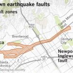 Earthquake Fault Maps For Beverly Hills, Santa Monica And Other   Where Is Santa Monica California On A Map