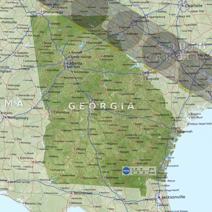 Printable Eclipse Map