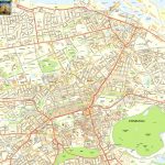 Edinburgh Offline Street Map, Including Edinburgh Castle, Royal Mile   Edinburgh Street Map Printable