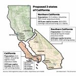 Editorial: Loony Idea Of Carving California Into 3 States Tossed Off   New California Map 3 States